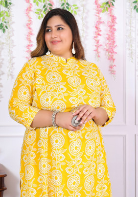 Flavia Creation Women Printed A-line Kurta(Multicolor)