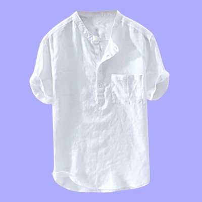 ZAKOD Men Solid Straight Kurta(White)