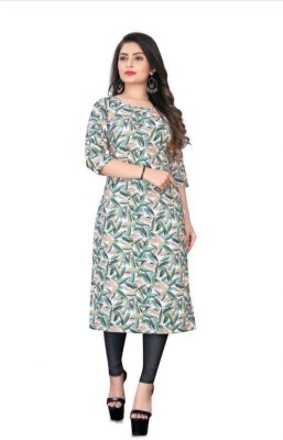 ShopGlobal Women Striped A-line Kurta(Multicolor)