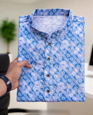 MOXTE Men Printed Straight Kurta(Multicolor)