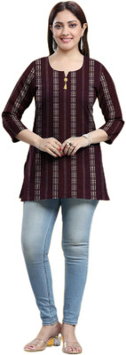 Royalty Women Embroidered Anarkali Kurta(Maroon)