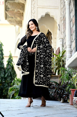 GRISHU COLLECTION Anarkali Gown(Black)