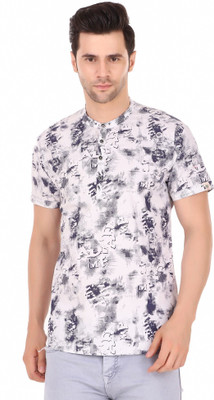 MADE IN THE SHADE Men Self Design Straight Kurta(Dark Blue)