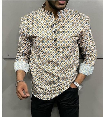 Krudha Men Printed Straight Kurta(Multicolor)