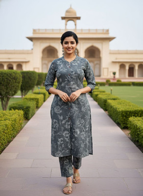 MAPRI Women Kurti Pant Set