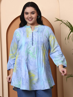 AKIKO Women Printed A-line Kurta(Multicolor)