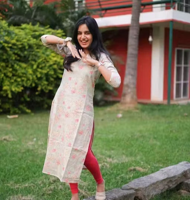 dealbazaars Women Printed Straight Kurta(Multicolor)