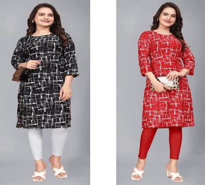 ak fashion mall Women Printed A-line Kurta(Multicolor)