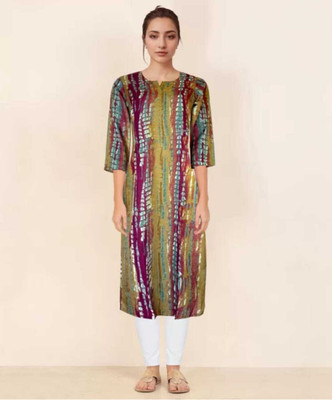 MA COLLECTION Women Printed A-line Kurta(Multicolor)