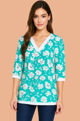 HouseOfCommon Women Printed A-line Kurta(Green)
