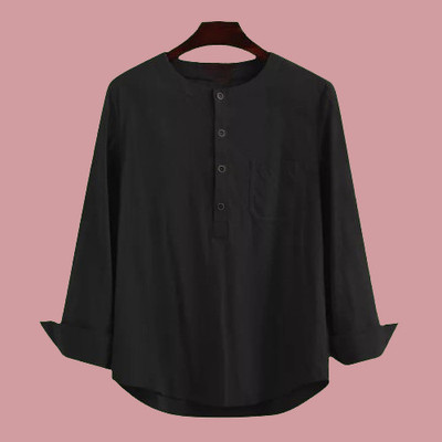 ZAKOD Men Solid Straight Kurta(White)