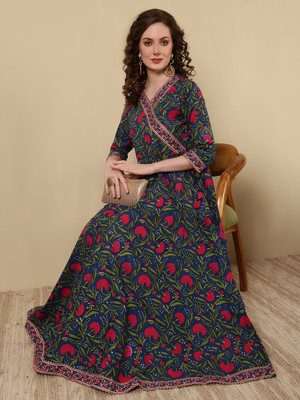 Evika Anarkali Gown(Blue)