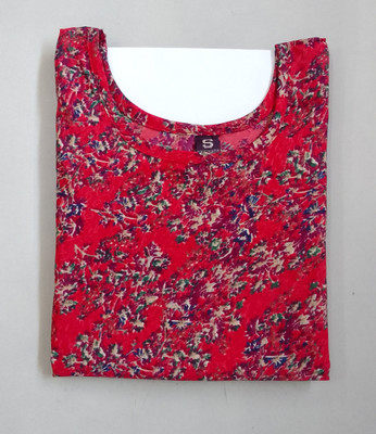 RD Collection Women Printed Straight Kurta(Multicolor)