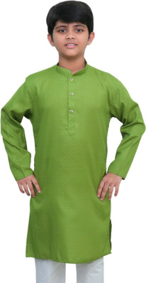 izaan Boys Solid Ethnic Dress Kurta(Multicolor)