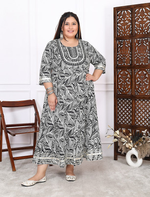 Flavia Creation Women Printed A-line Kurta(Multicolor)