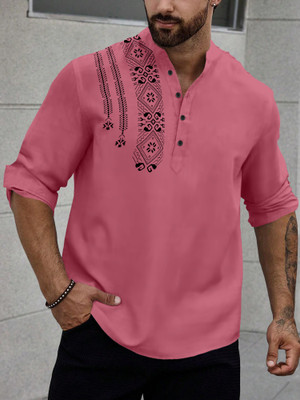 SOPANI Men Printed Straight Kurta(Multicolor)