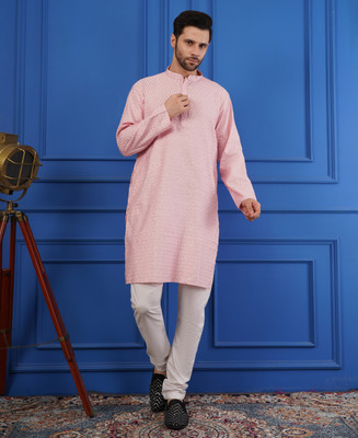 ADHIRAJAN Men Kurta Pyjama Set