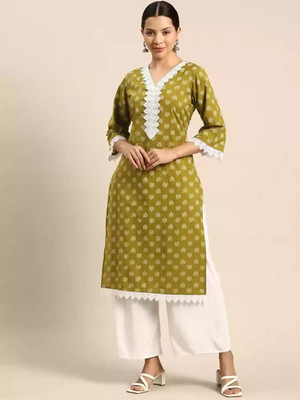 Lamba Creations Women Kurta Palazzo Set