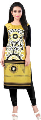 Jiya Enterprise Women Printed A-line Kurta(Multicolor)
