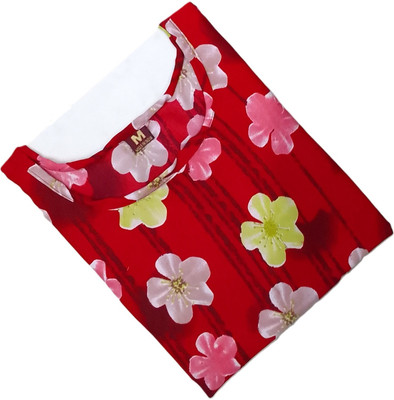 KNG TEXTILE Women Printed Straight Kurta(Multicolor)