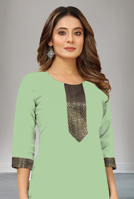 Shiv Enterprise Women Self Design A-line Kurta(Red)