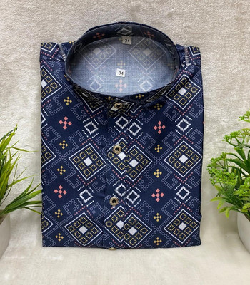 FOXDX Men Printed A-line Kurta(Multicolor)