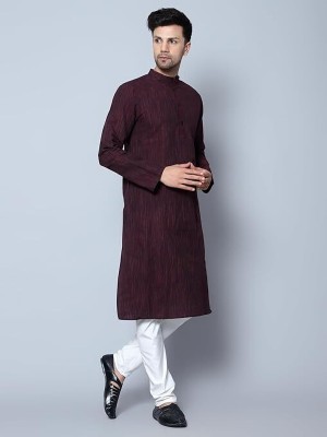 ADR Men Printed Straight Kurta(Multicolor)