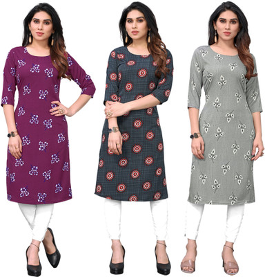 KETAKI FASHION Women Printed Straight Kurta(Multicolor)