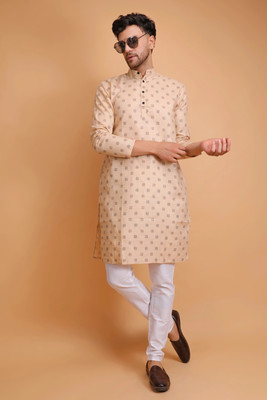 DARKCHILL Men Printed Straight Kurta(Multicolor)