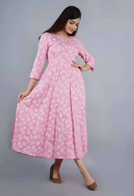 Shumeera Flared/A-line Gown(Orange)