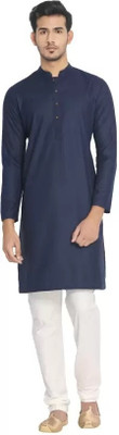 Super Westan Men Solid Straight Kurta(White)
