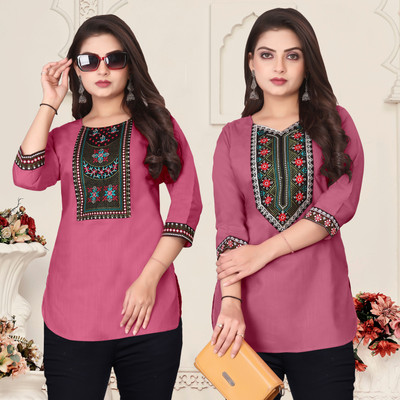 HELLY512 Women Embroidered A-line Kurta(Multicolor)