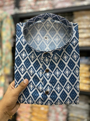 FOXDX Men Printed A-line Kurta(Multicolor)