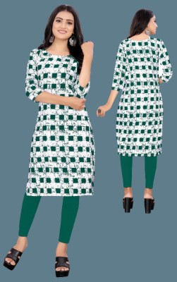 PAYAL POLYESTER Women Printed Trail Cut Kurta(Multicolor)