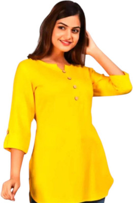 S Z Collection Women Solid A-line Kurta(Black, Pink, Green, Red, Maroon, Yellow)