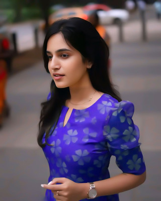 Styleva Women Printed A-line Kurta(Yellow)