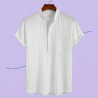 Look Trendy Men Solid Straight Kurta(White)