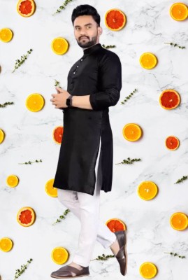 Kamleshgif Men Embroidered A-line Kurta(Multicolor)