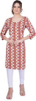 Good Straders Women Printed Ethnic Dress Kurta(Multicolor)