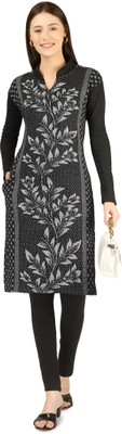 VEMRIS Women Printed Straight Kurta(Multicolor)