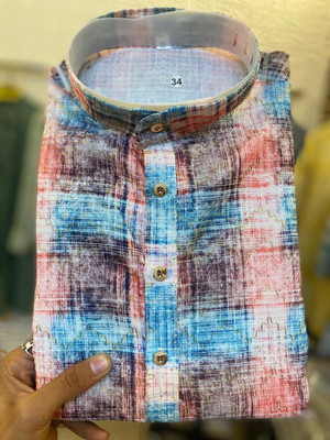 Rensila Fab Men Printed Straight Kurta(Multicolor)