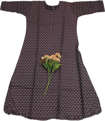 ANNAMALAIYAR TEX Women Printed Anarkali Kurta(Multicolor)