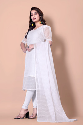 Learn To Do Single Listing Women Solid A-line Kurta(Purple)