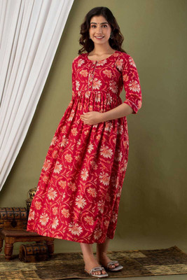 TADAATRADERS Women Printed Anarkali Kurta(Multicolor)