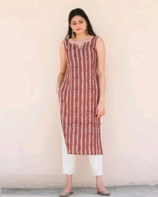 Sati factory Women Printed Straight Kurta(Multicolor)