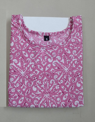 RD Collection Women Printed Straight Kurta(Pink)