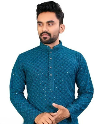 Metro Traders Men Kurta Pant Set