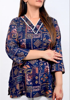 brozzo Women Printed Ethnic Dress Kurta(Multicolor)