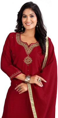 Feny Art Self Design Kurta, Trouser/Pant & Dupatta Set