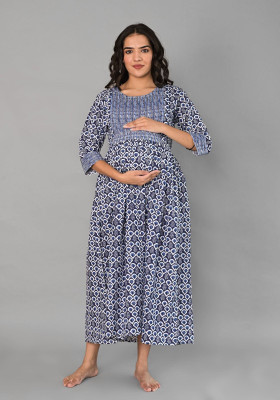 Phalodi Creation Women Printed Straight Kurta(Multicolor)